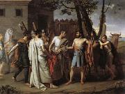 Juan Antonio Ribera Y Fernandez Cincinnatus Leaving the Plough to Bring Law to Rome oil painting